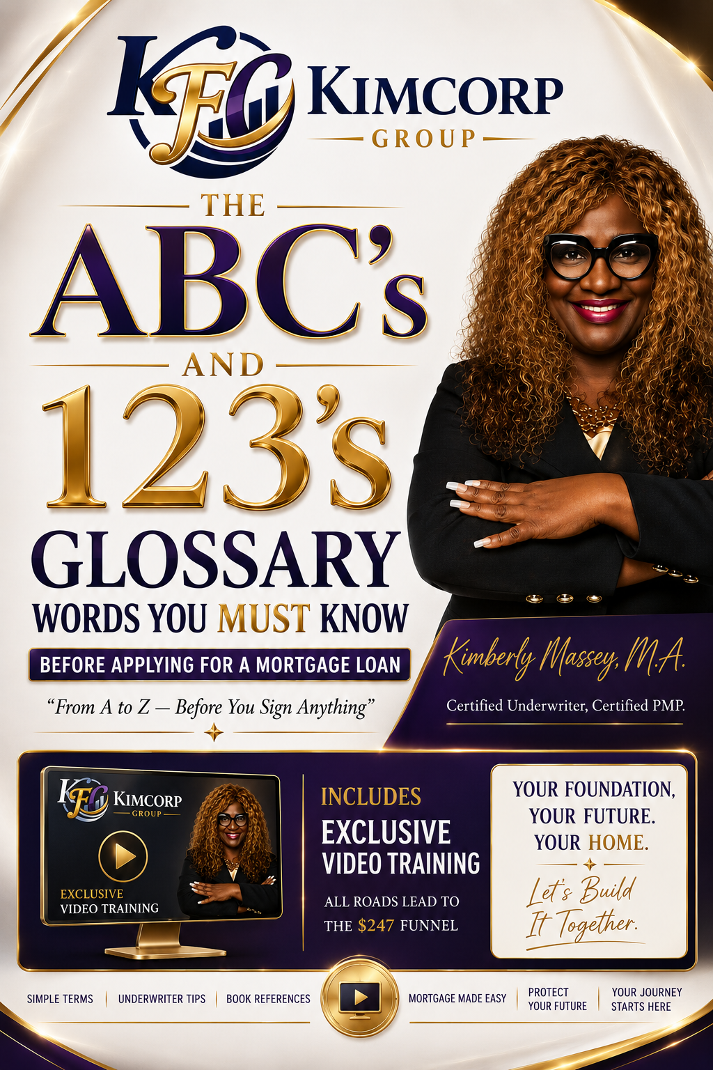 The ABC's and 123's Glossary — Words You Must Know Before Applying for a Mortgage Loan